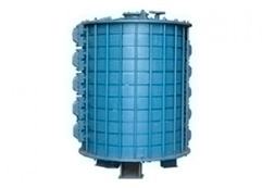 GLass-lined plates-type condenser